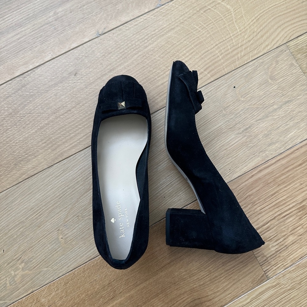 Kate Spade Suede Lucinda Block Heel